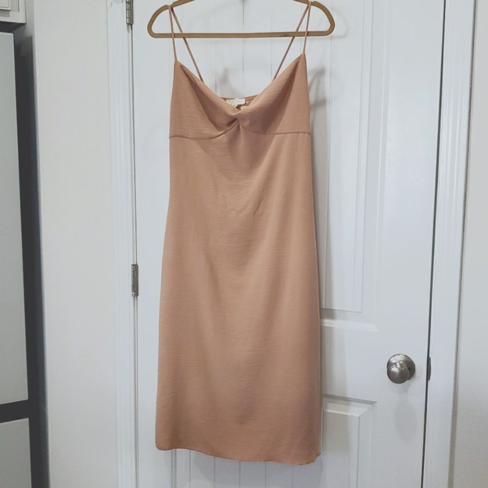 See You Monday Womans Slip Dress Neutral Size Medium